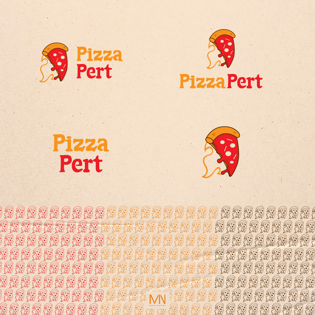 تصميم هوية بصرية لمحل Pizza Pert